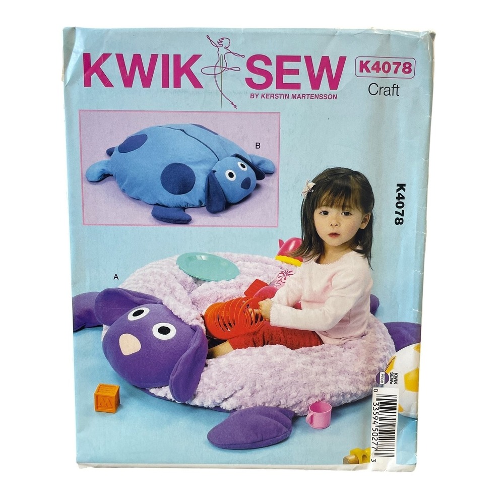 Kwik Sew K4078 Lamb and Dog Ball Pit One Size Craft Pattern UNCUT FF